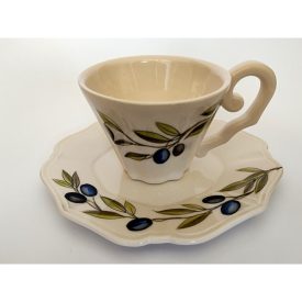 Olivia àgas kézzel festett bögre 400ml