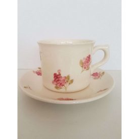   Romantikus Rózsa mintás kézzel festett  kerámia bögre 500ml